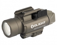 Latarka z celownikiem laserowym Olight BALDR Pro Desert Tan - 1350 lumenów, Green Laser (10526)