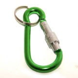 Lekki karabińczyk do kluczy KR2 - zielony