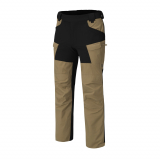 Helikon-Tex Hybrid Outback Pants® DuraCanvas® Coyote / Czarne - spodnie bushcraft i outdoorowe