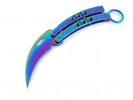 Nóż motylkowy Carambit Rainbow (1564764)