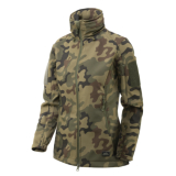 Kurtka damska Helikon-Tex Gunfighter – softshell taktyczny z kapturem, Wz. 93 / PL Woodland (1788685)