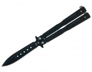Nóż składany motylek Joker Inox 10 cm Black JKR493 (26955)