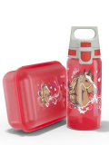 Zestaw śniadaniowy butelka + box SIGG Set Viva School Horses 6017.90 (1703022)