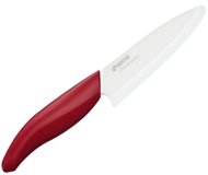 Kuchenny nóż ceramiczny Kyocera uniwersalny 11cm czerwona rączka (272257)