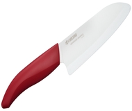 SantoKuchenny nóż ceramiczny Kyocera, Santoku 14cm czerwona rączka (272258)