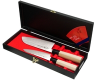 Tojiro Shippu zestaw 2 noży: Uniwersalny 13cm + Santoku 16,5cm (272588)