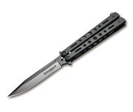 Nóż motylkowy Magnum Balisong All Black 06EX402 (1574539)