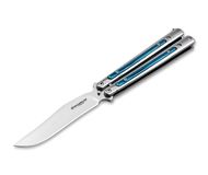 Nóż motylkowy Magnum Balisong Blue 06EX406 (1574543)